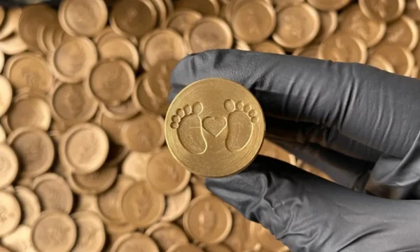 Kişiye Özel Pirinç Balmumu Mühür – Bebek Ayak İzi