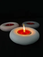 Dekoratif Taş Görünümlü Mumluk