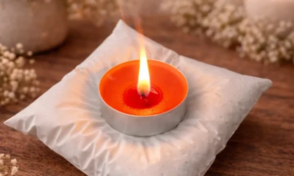 El Yapımı,Taştan Yastık Görünümlü Mumluk