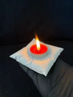 El Yapımı,Taştan Yastık Görünümlü Mumluk - Görsel 4